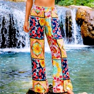 Johnny Was Jasper Smocked Waist Pant